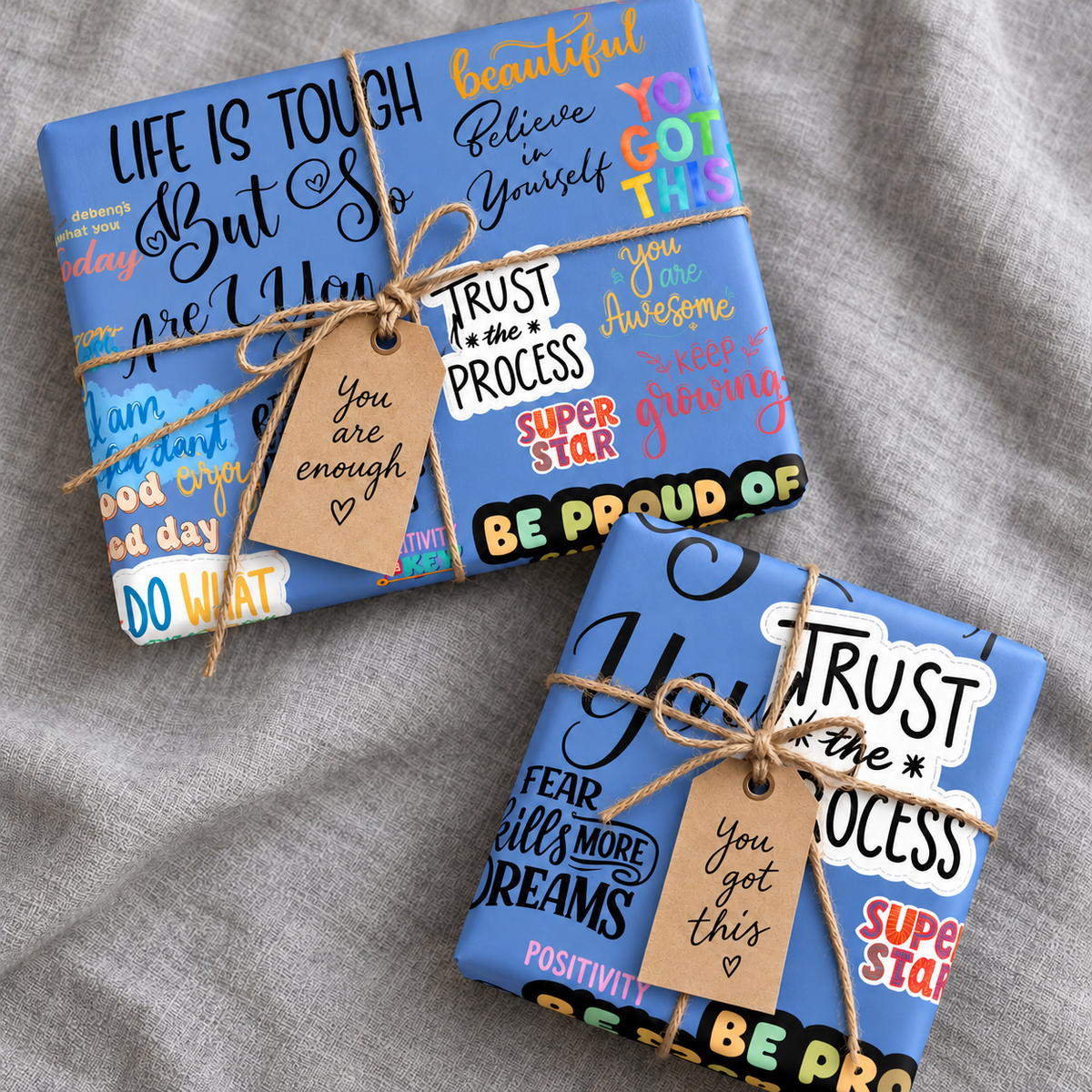 Rise Up — Affirmation Wrapping Paper
