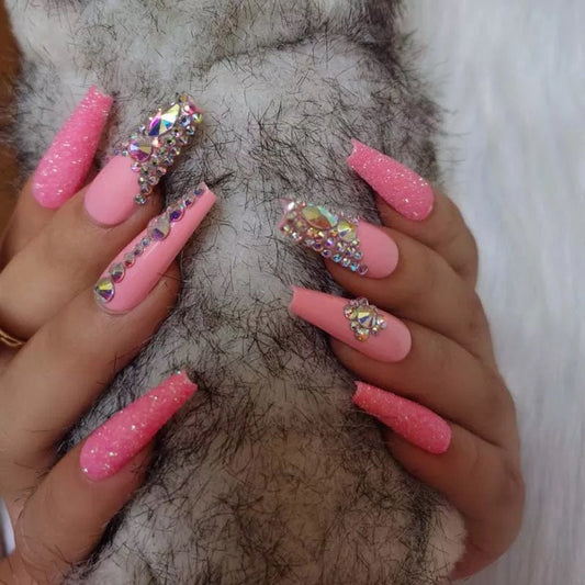 Flirty Pink Press-On Nails
