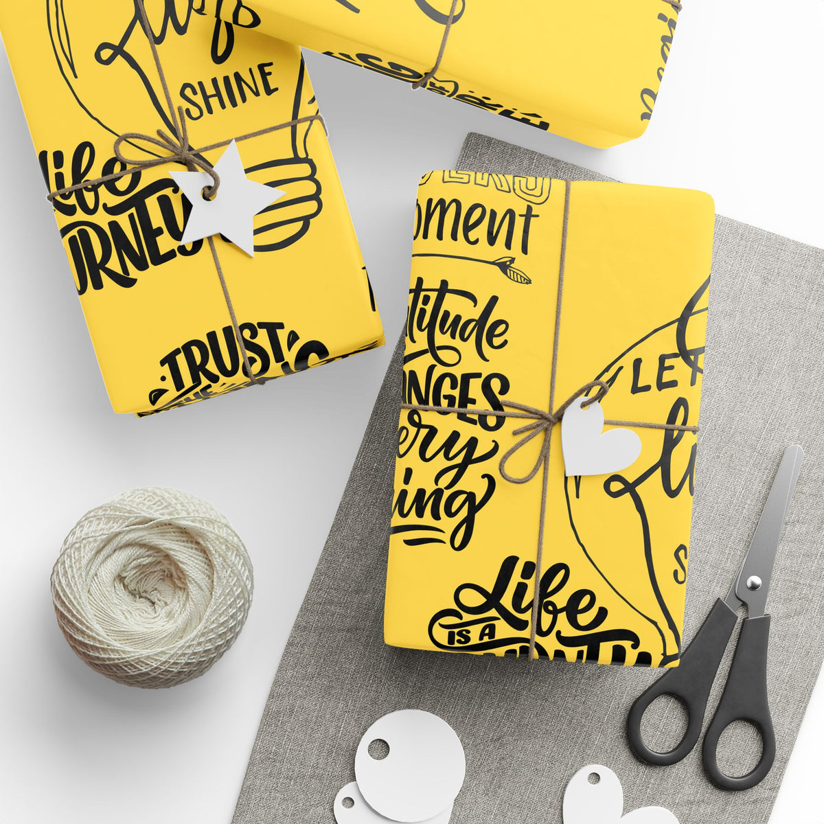 Good Vibes — Affirmation Wrapping Paper