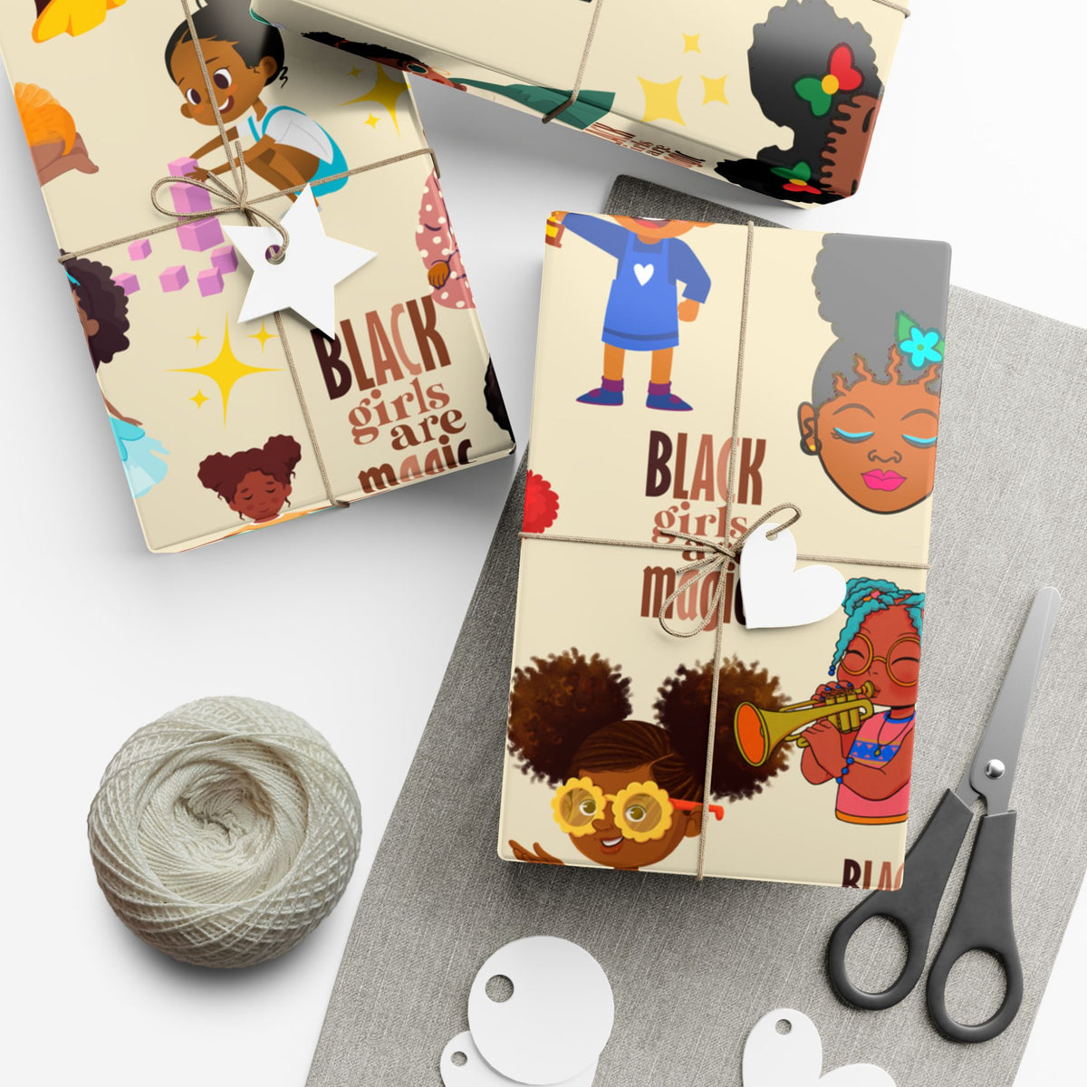 Black Girls Are Magic — Wrapping Paper