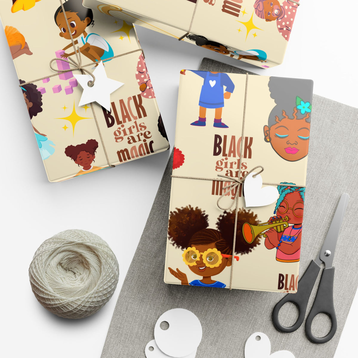 Black Girls Are Magic — Wrapping Paper
