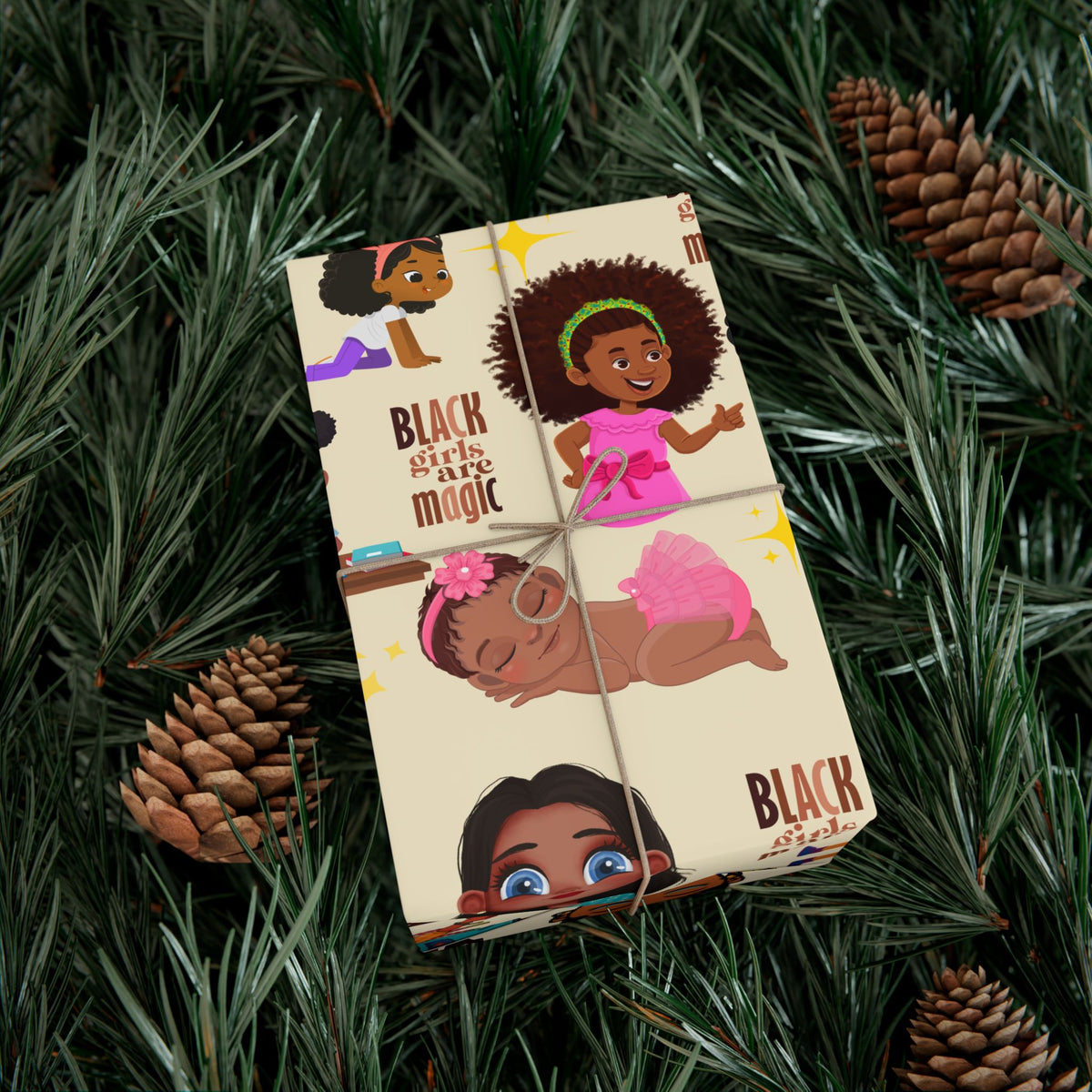 Black Girls Are Magic — Wrapping Paper