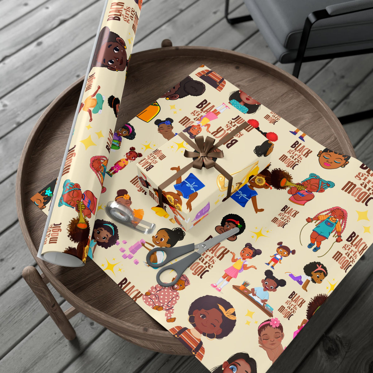 Black Girls Are Magic — Wrapping Paper