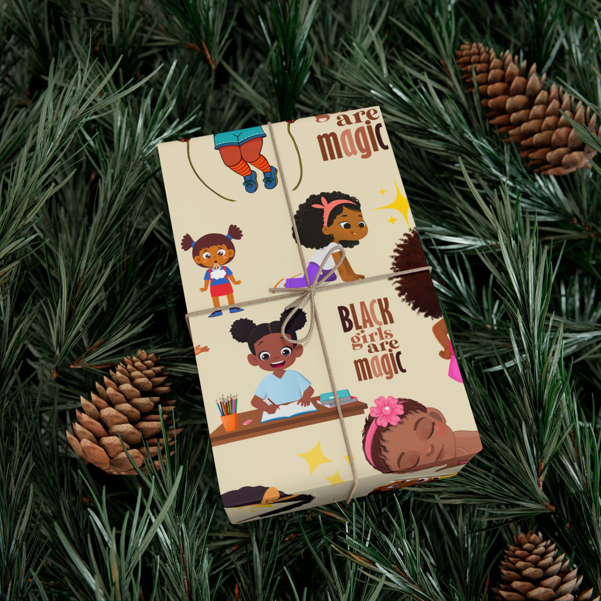 Black Girls Are Magic — Wrapping Paper