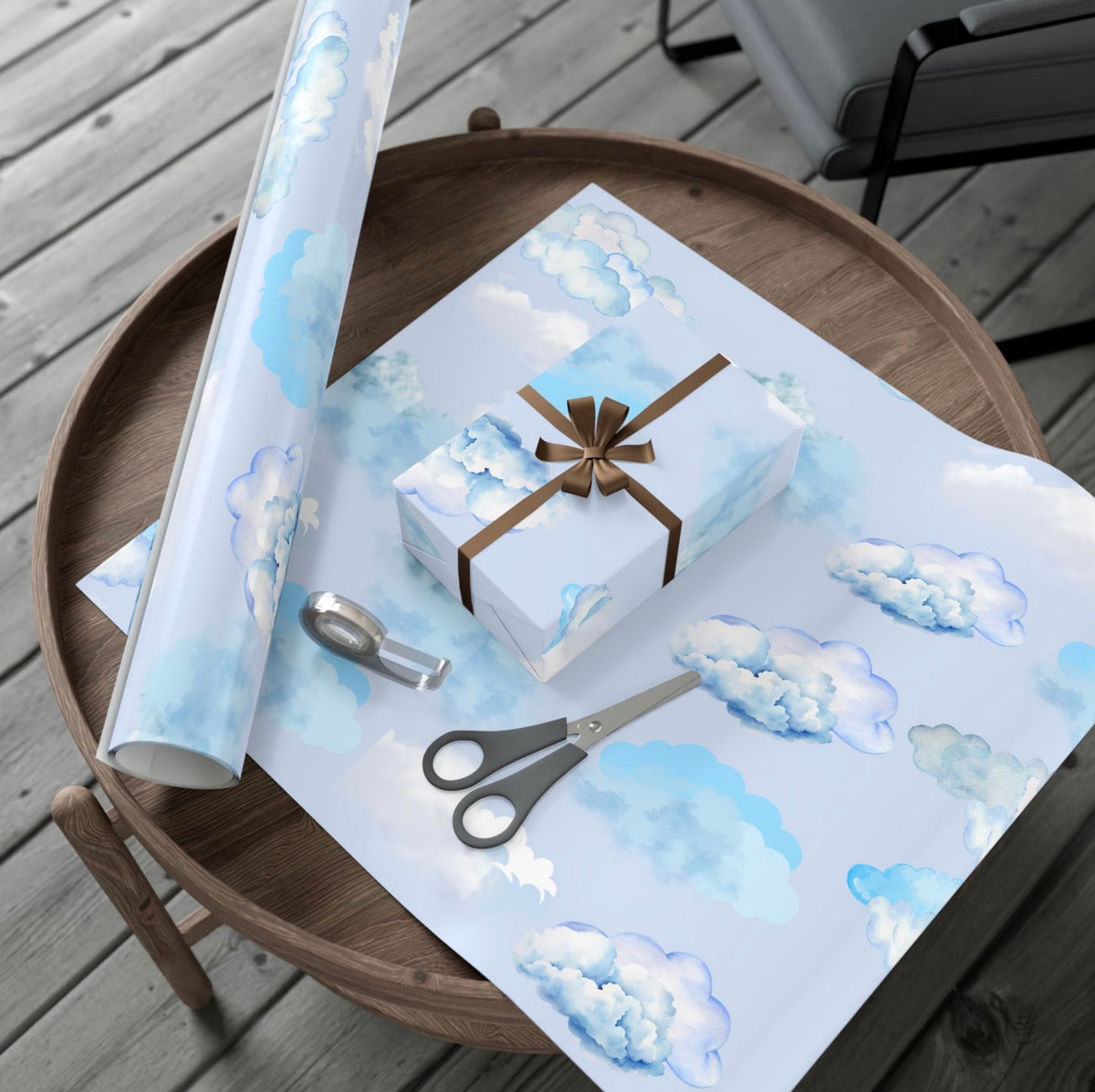 Cloud Nine — Watercolor Sky Wrapping Paper