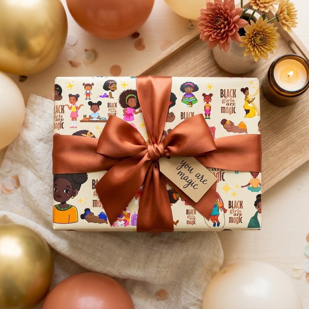 Black Girls Are Magic — Wrapping Paper