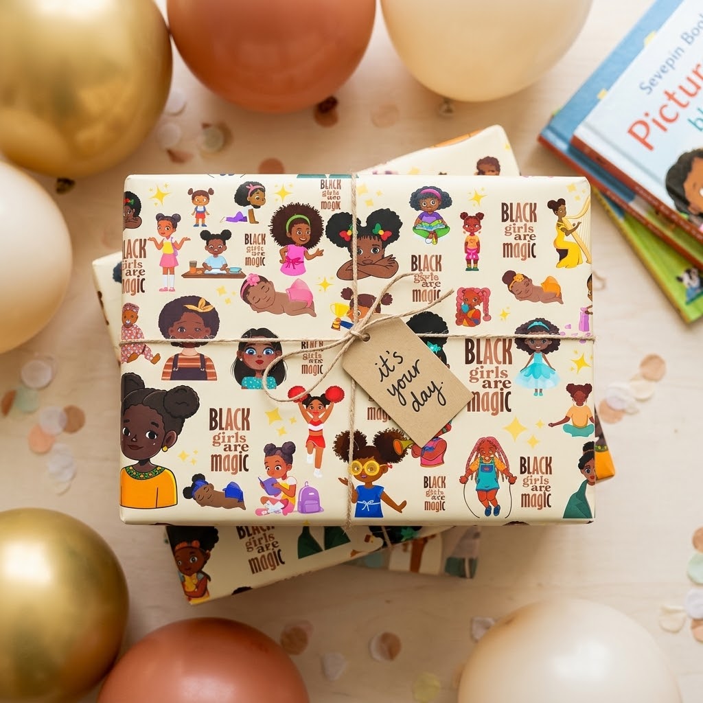 Black Girls Are Magic — Wrapping Paper