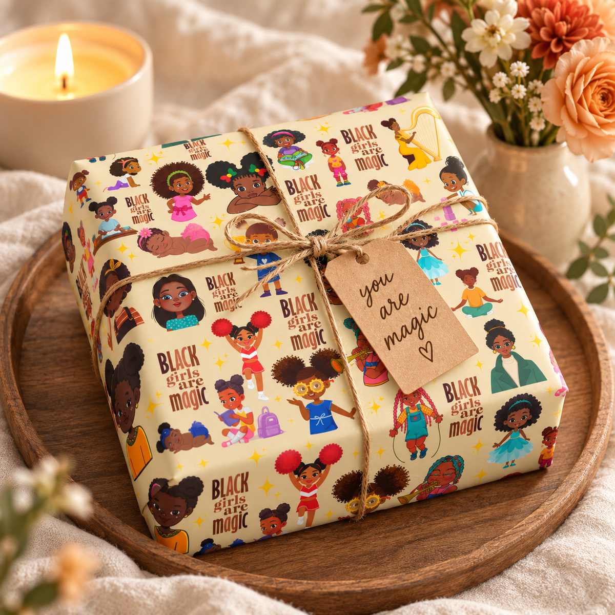 Black Girls Are Magic — Wrapping Paper