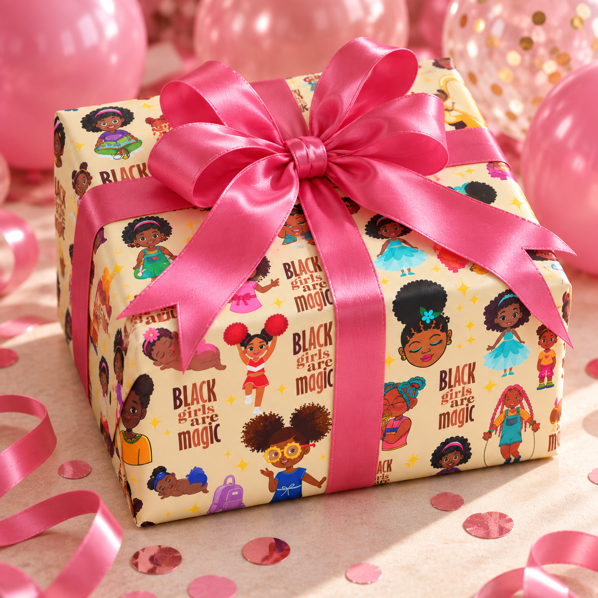 Black Girls Are Magic — Wrapping Paper