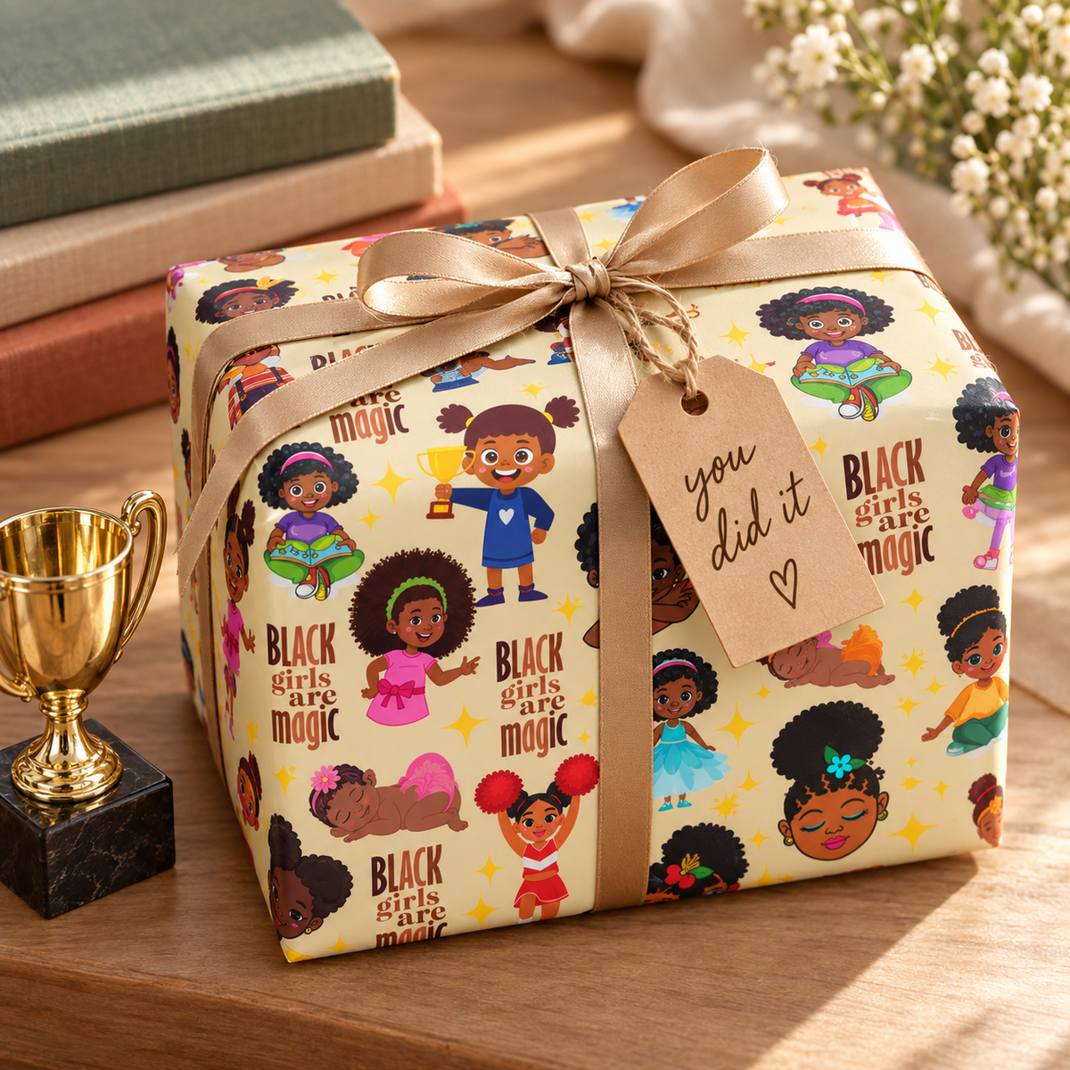 Black Girls Are Magic — Wrapping Paper