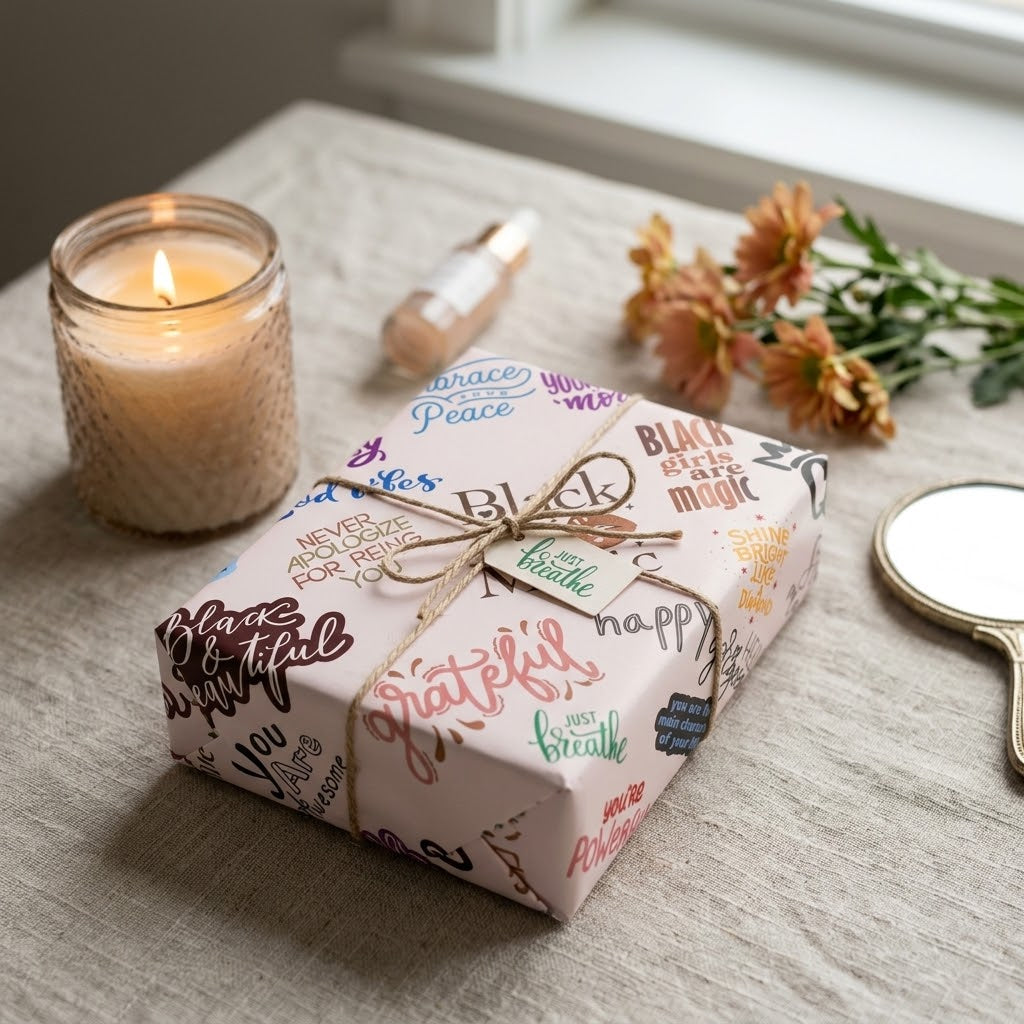 Black Girl Magic — Affirmation Wrapping Paper