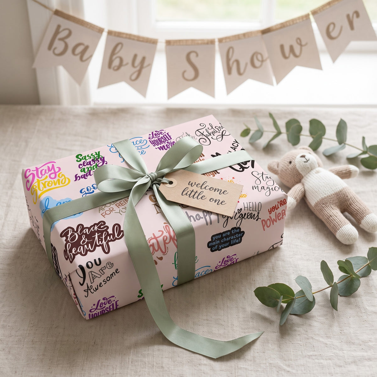 Black Girl Magic — Affirmation Wrapping Paper