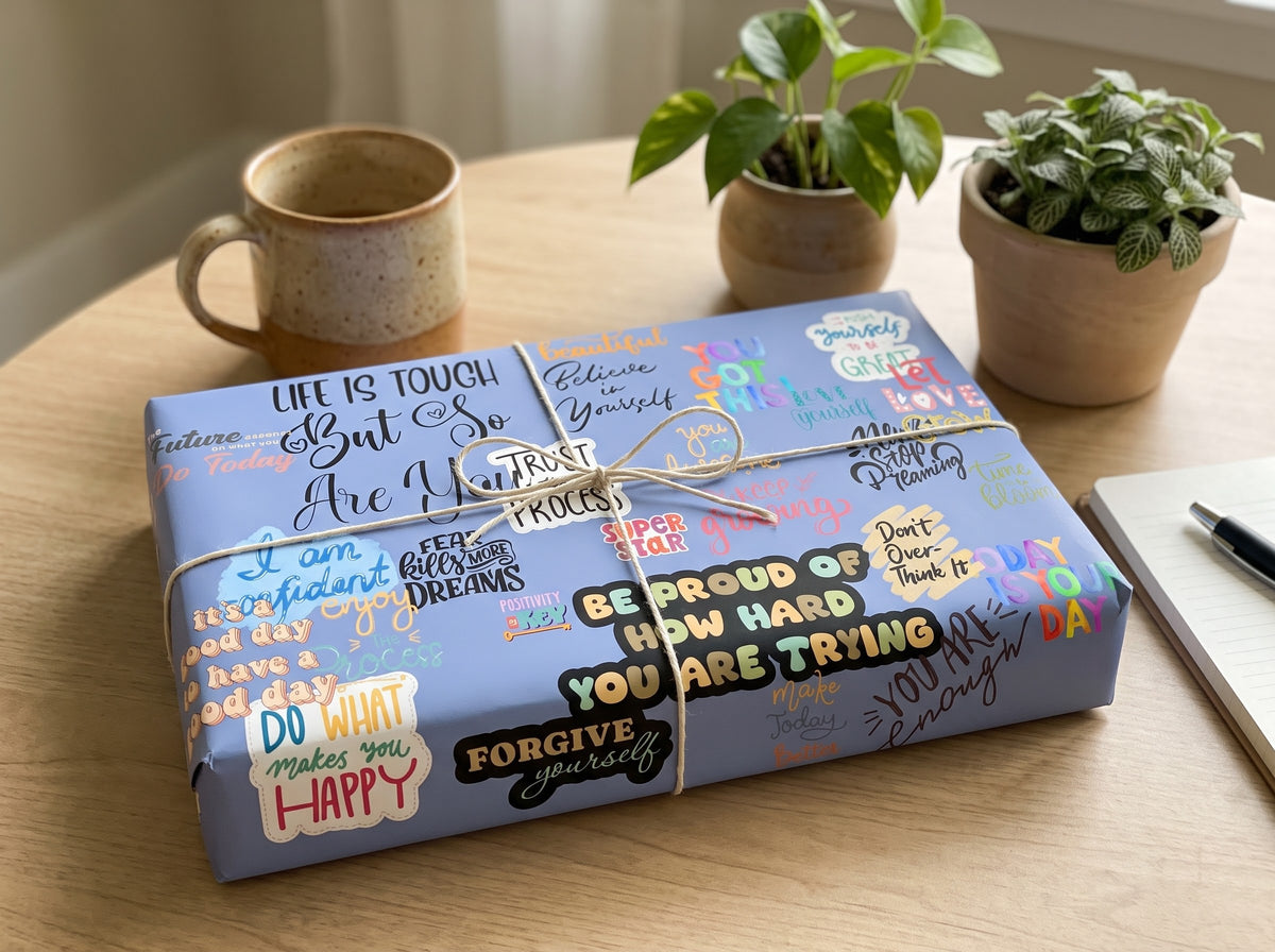 Rise Up — Affirmation Wrapping Paper