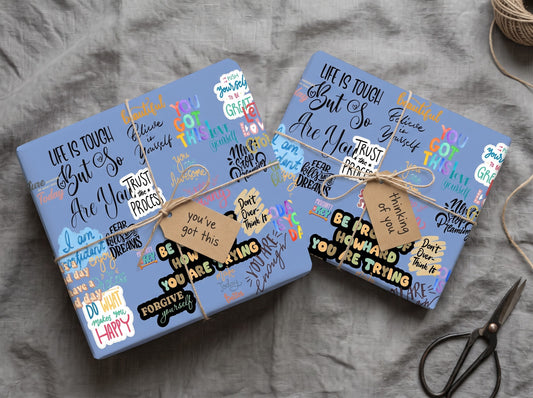 Rise Up — Affirmation Wrapping Paper
