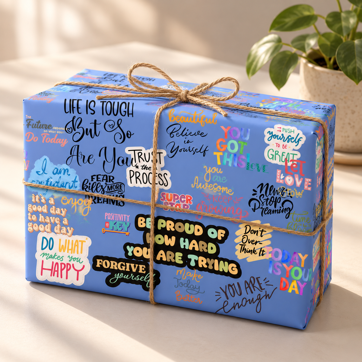 Rise Up — Affirmation Wrapping Paper