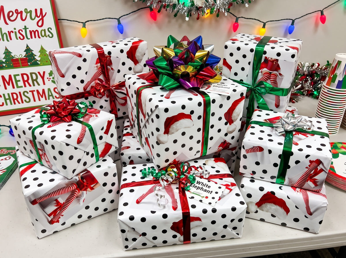 Stocking Stuffer — Naughty Santa Wrapping Paper