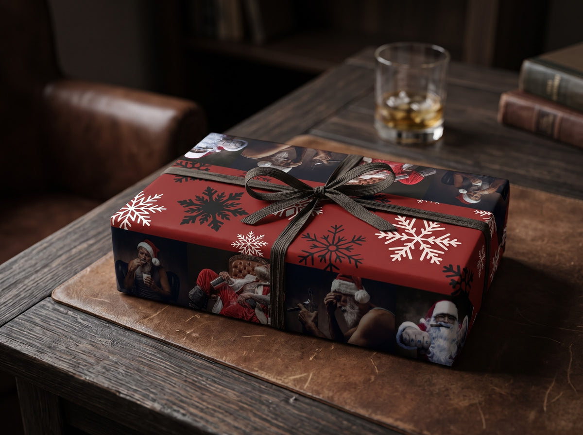 Rough Night — Bad Santa Wrapping Paper