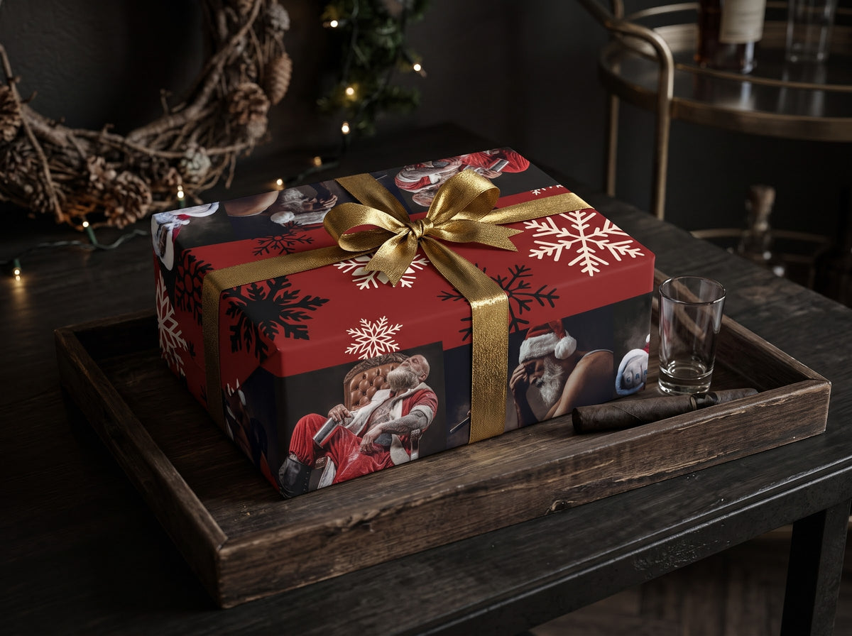 Rough Night — Bad Santa Wrapping Paper