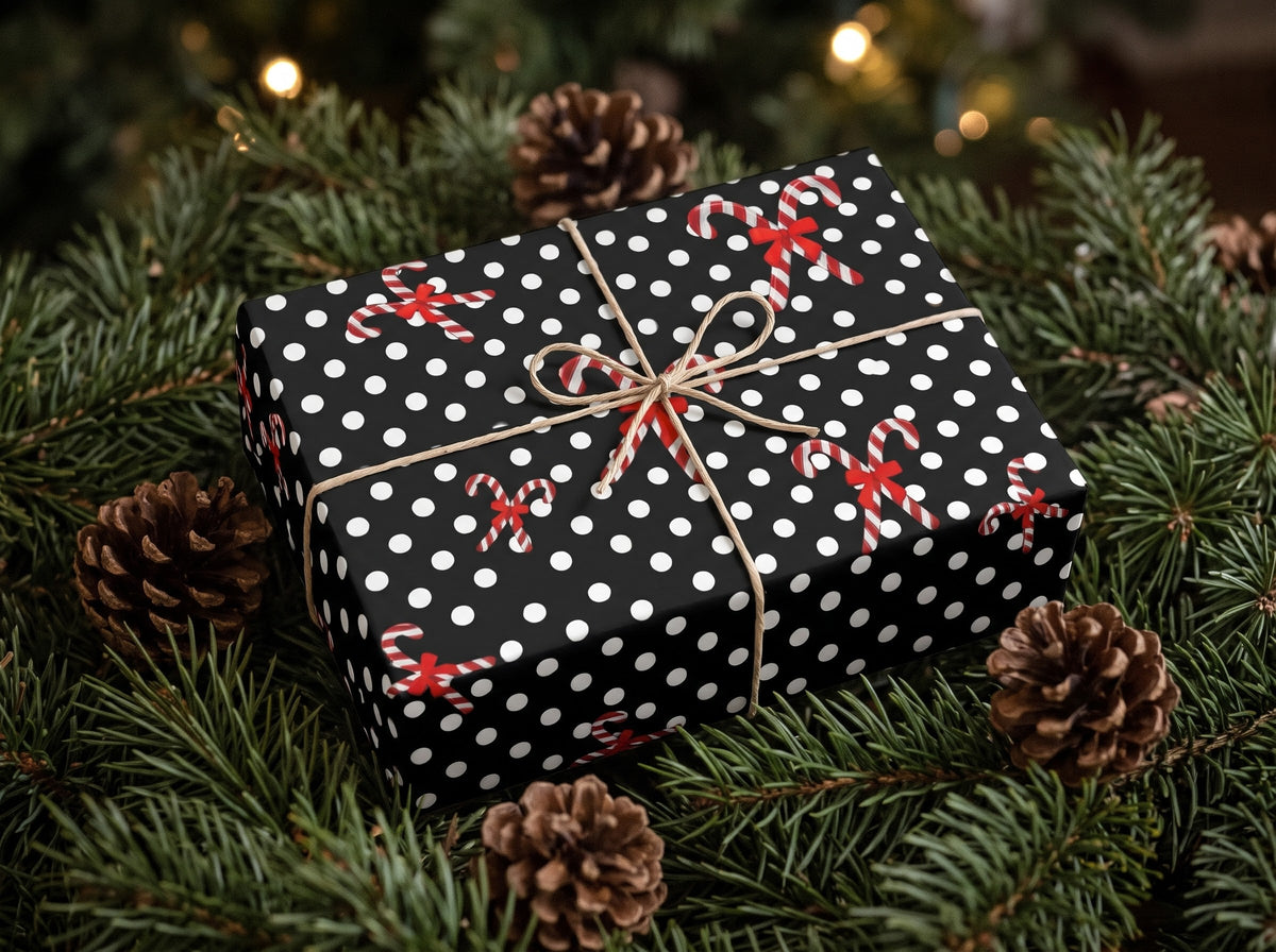 Dots and stripes — Holiday Wrapping Paper