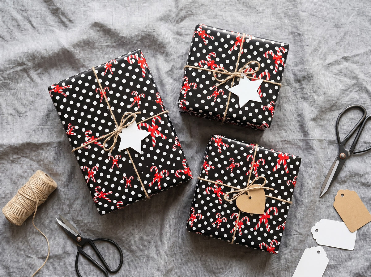 Dots and stripes — Holiday Wrapping Paper