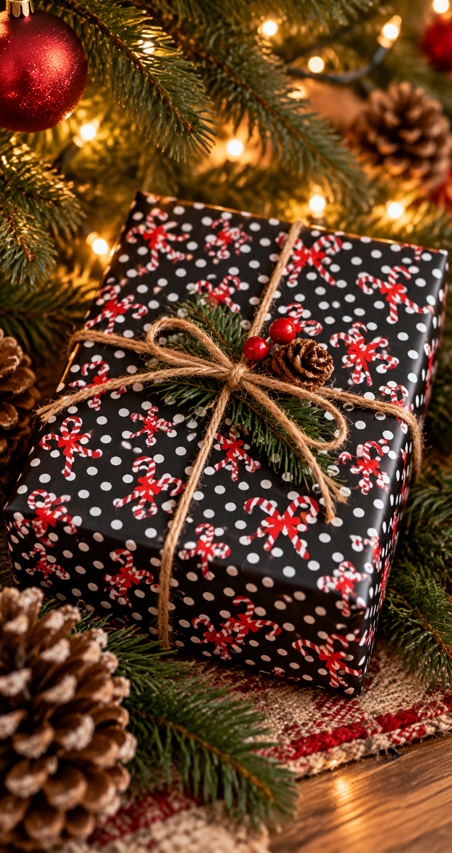 Dots and stripes — Holiday Wrapping Paper