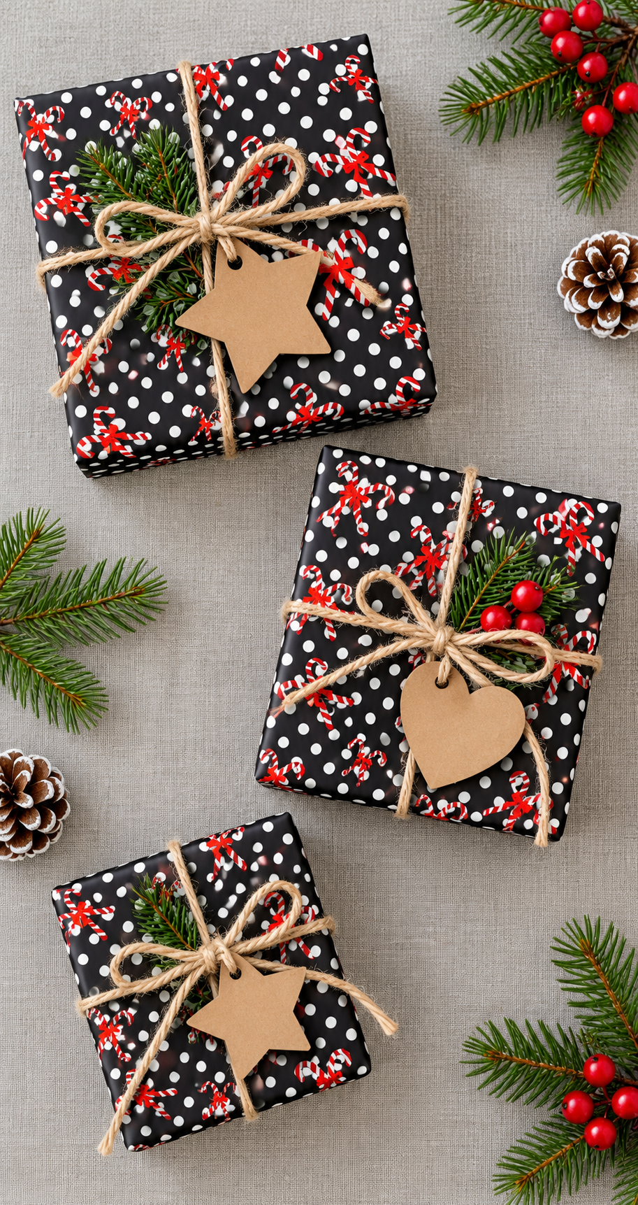 Dots and stripes — Holiday Wrapping Paper