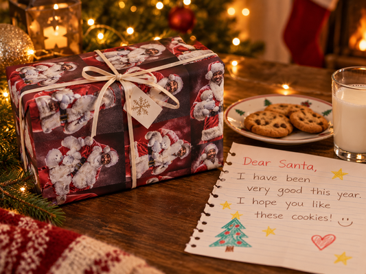 Dear Santa — Photo Wrapping Paper