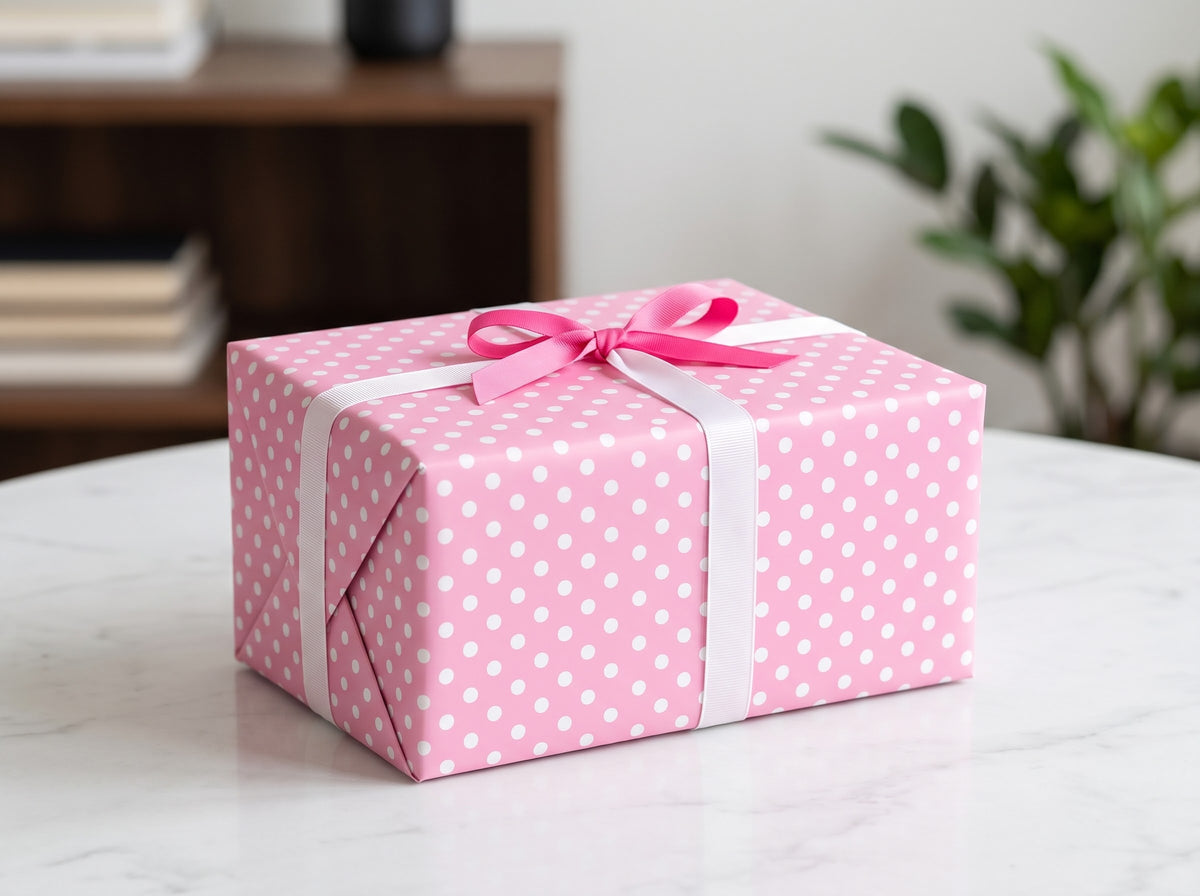 Cotton Candy — Polka Dot Wrapping Paper