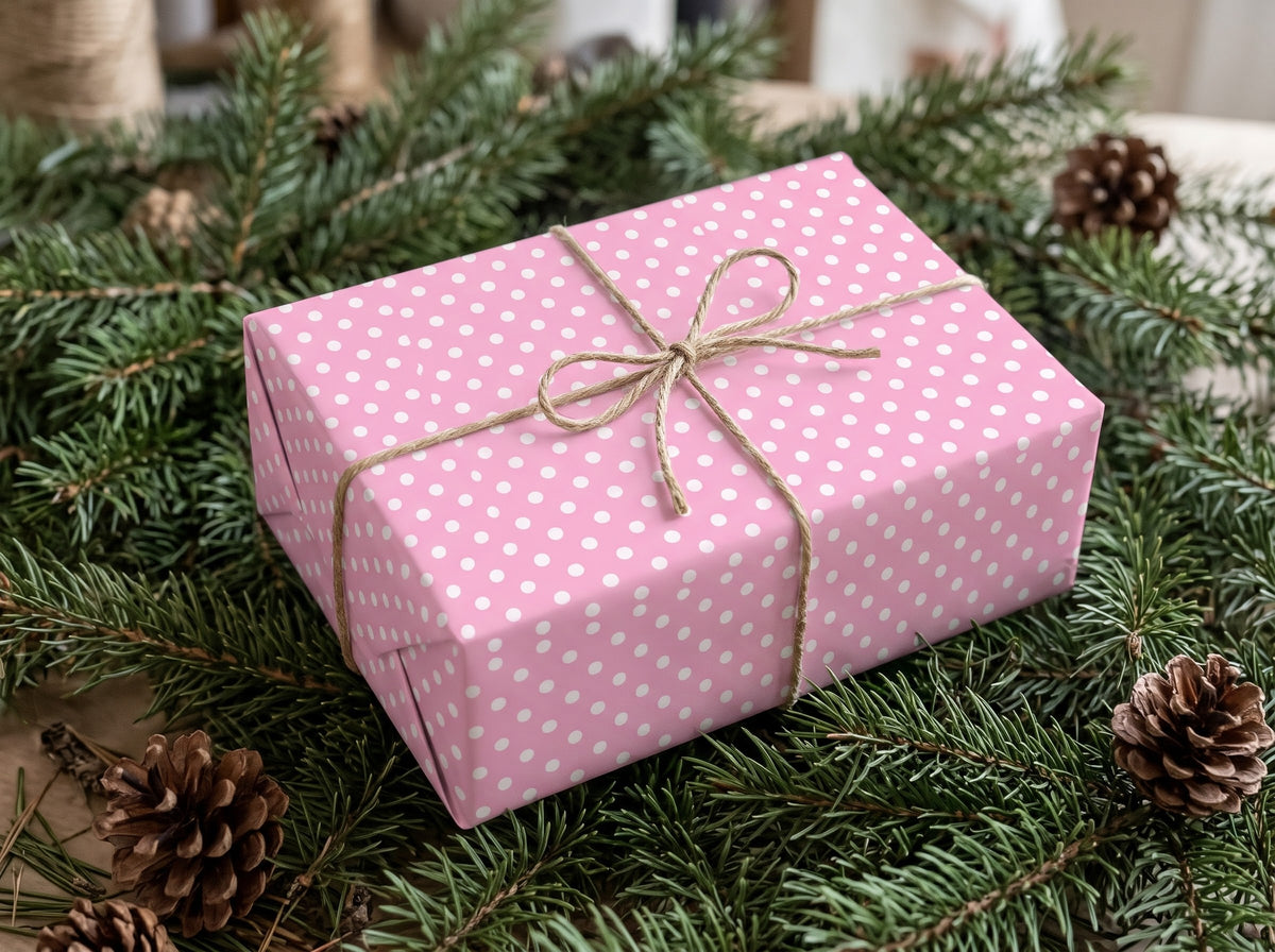 Cotton Candy — Polka Dot Wrapping Paper