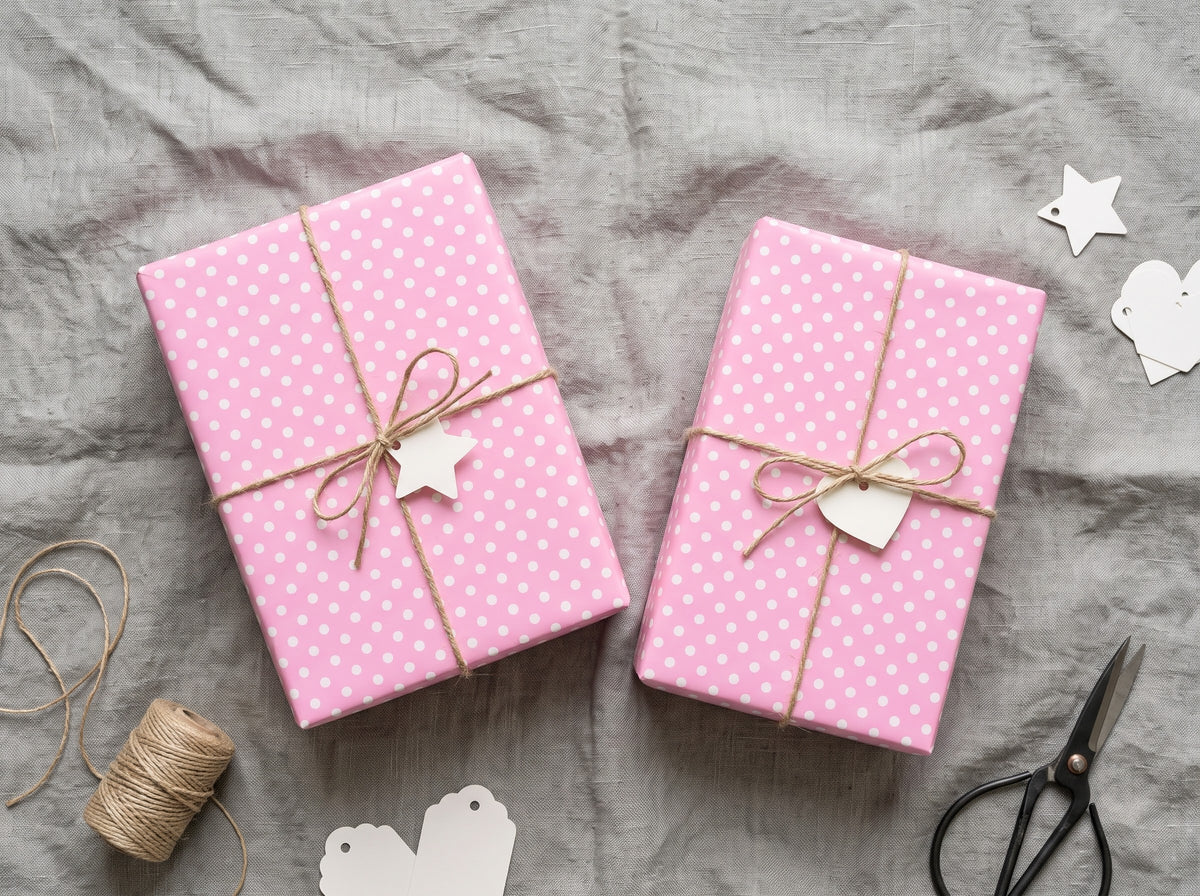 Cotton Candy — Polka Dot Wrapping Paper