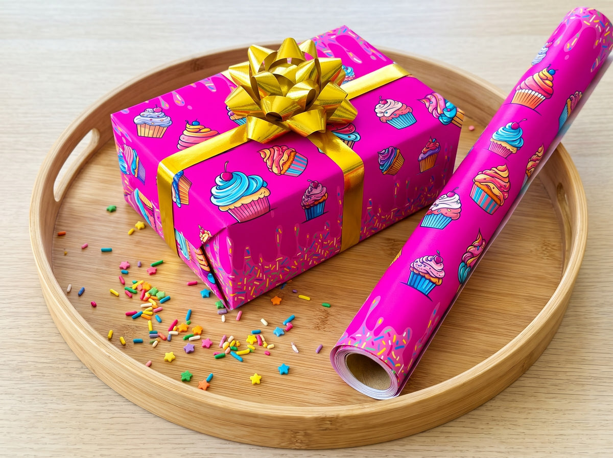 Frosted Fun — Cupcake Wrapping Paper