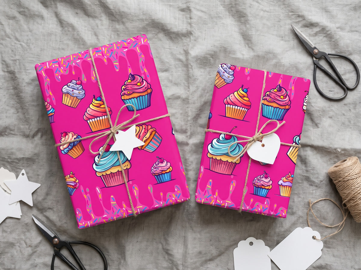 Frosted Fun — Cupcake Wrapping Paper