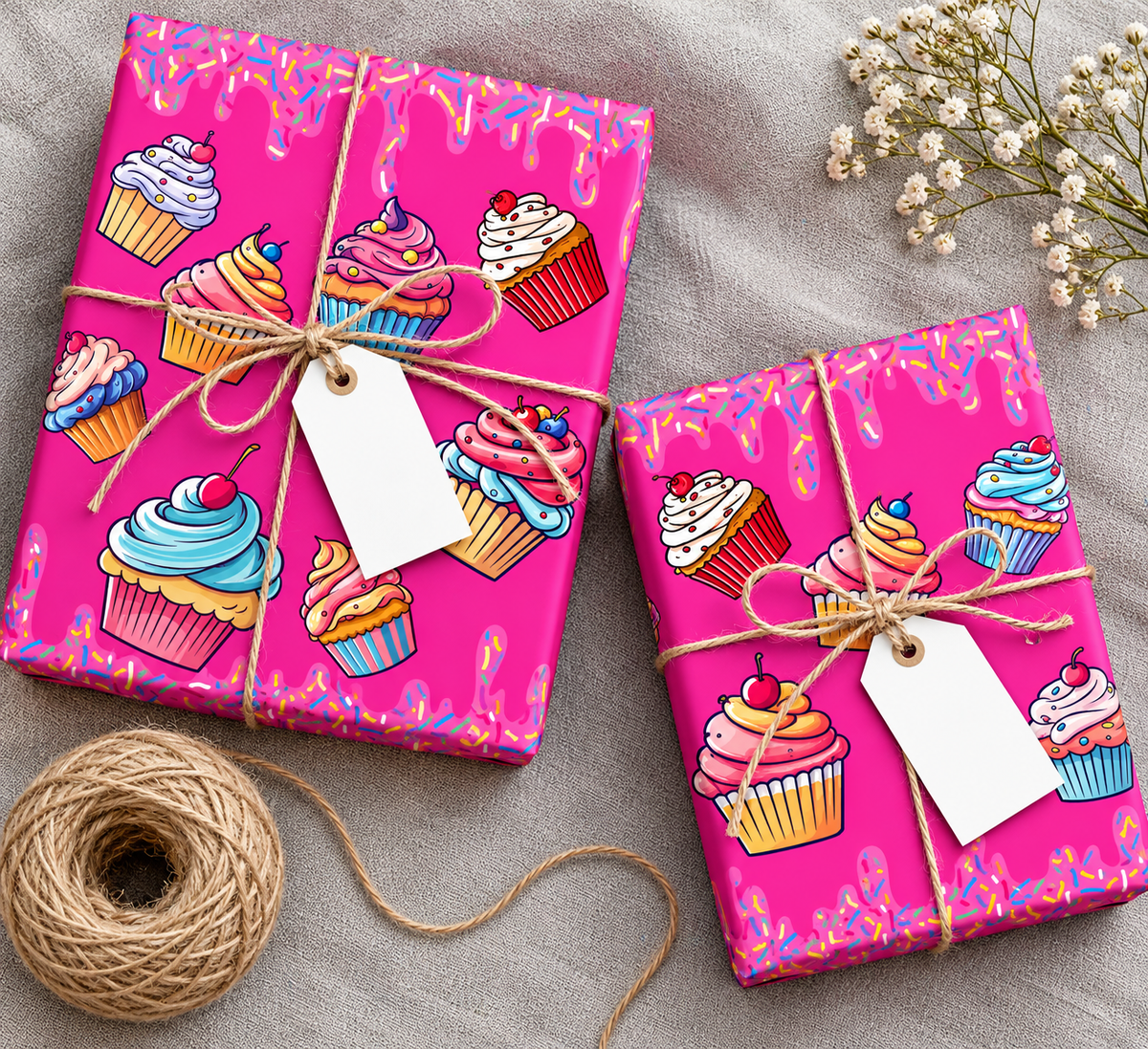 Frosted Fun — Cupcake Wrapping Paper