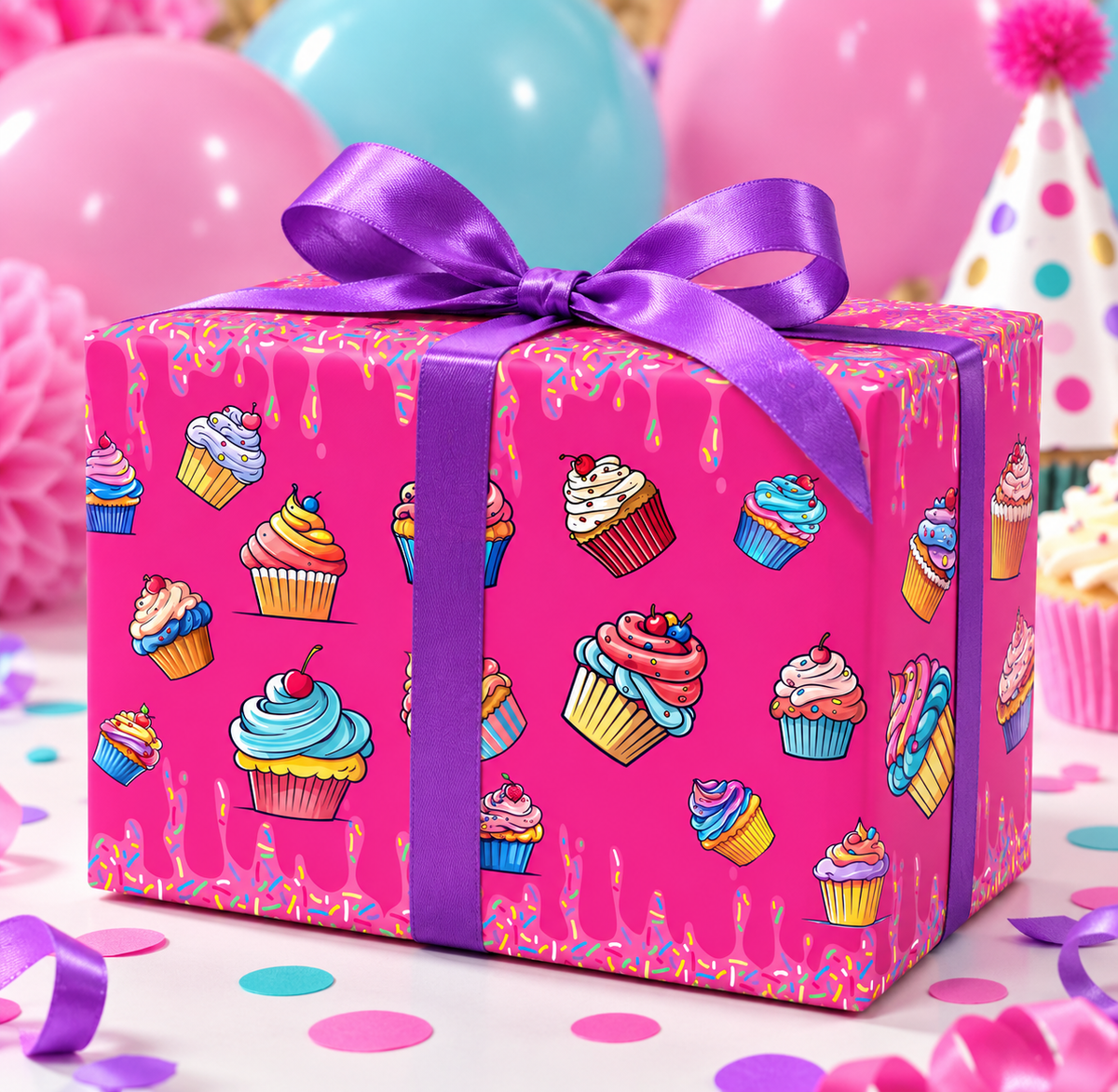 Frosted Fun — Cupcake Wrapping Paper