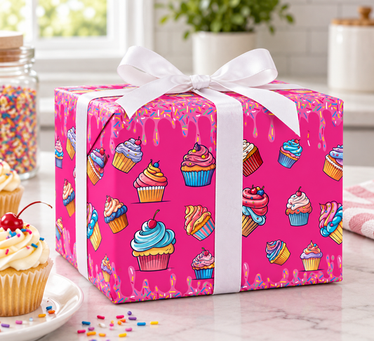Frosted Fun — Cupcake Wrapping Paper