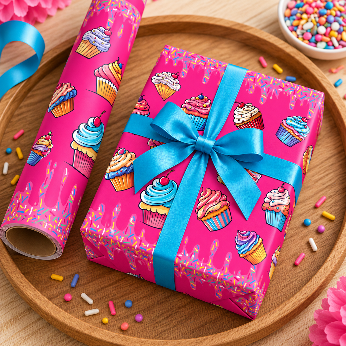 Frosted Fun — Cupcake Wrapping Paper