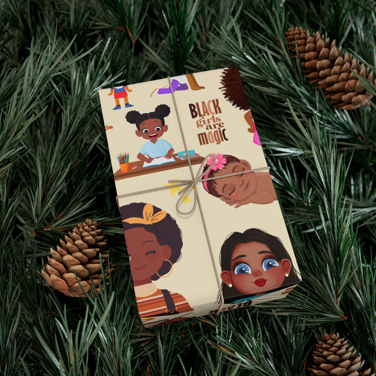 Black Girls Are Magic — Wrapping Paper