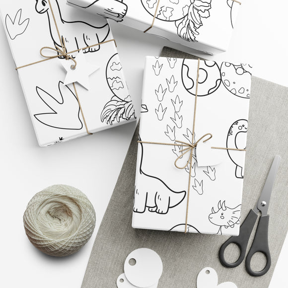 Wrapping Paper - Dinosaur Design Fun for the Whole Family