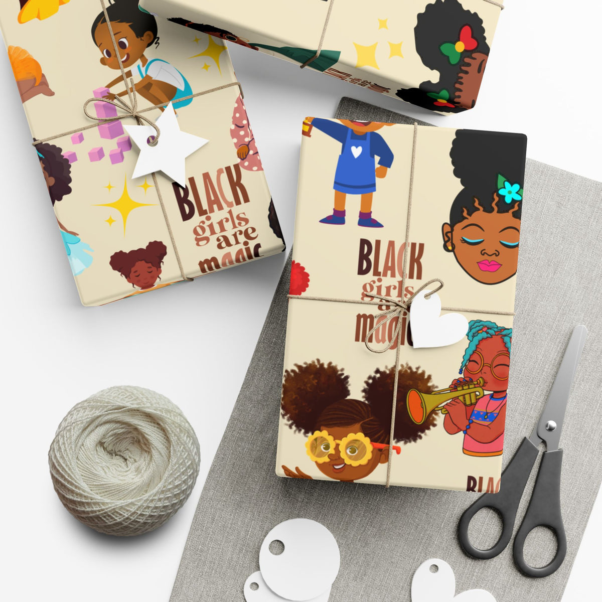 Black Girls Are Magic — Wrapping Paper