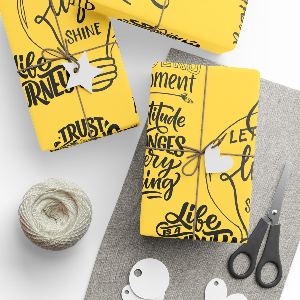 Good Vibes — Affirmation Wrapping Paper