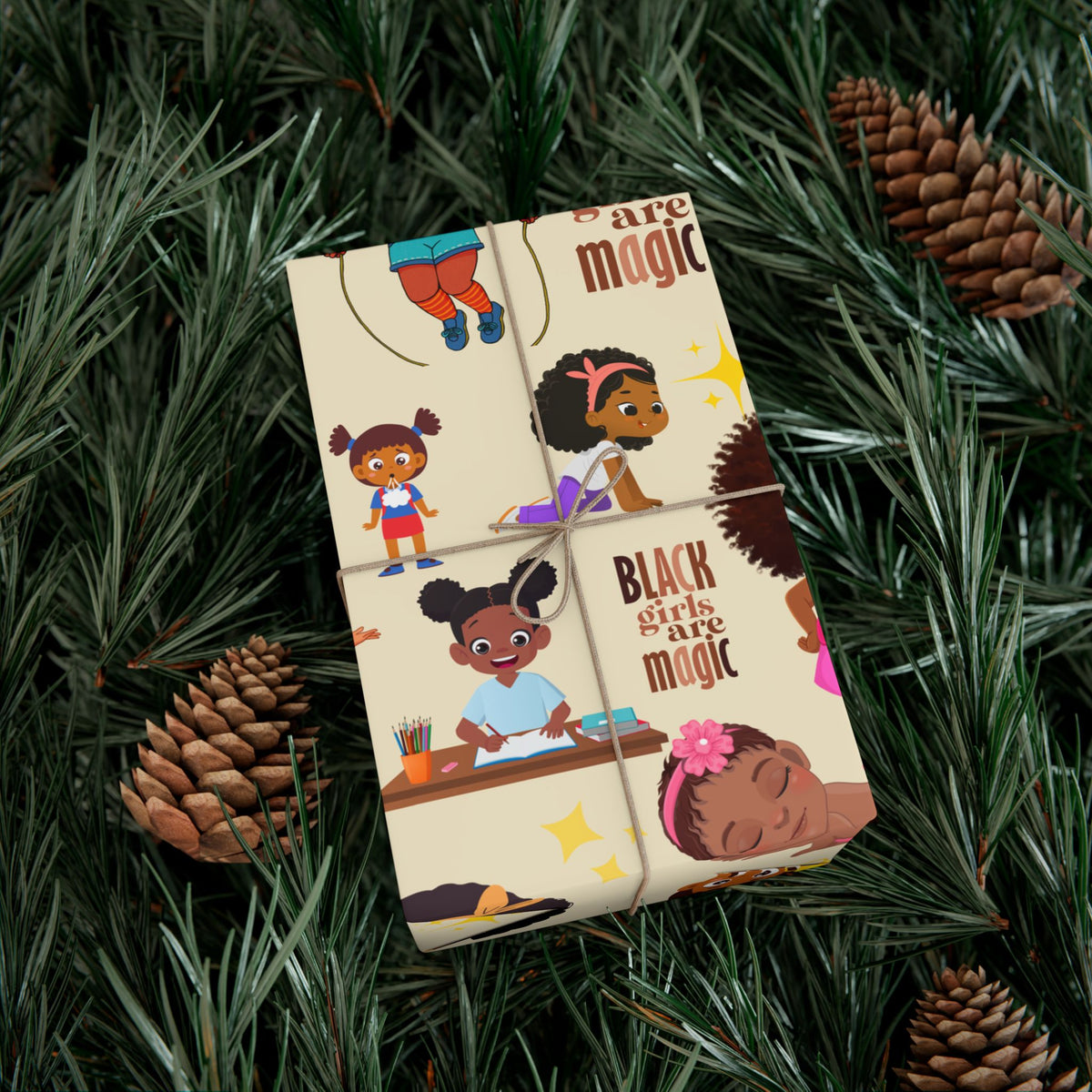 Black Girls Are Magic — Wrapping Paper