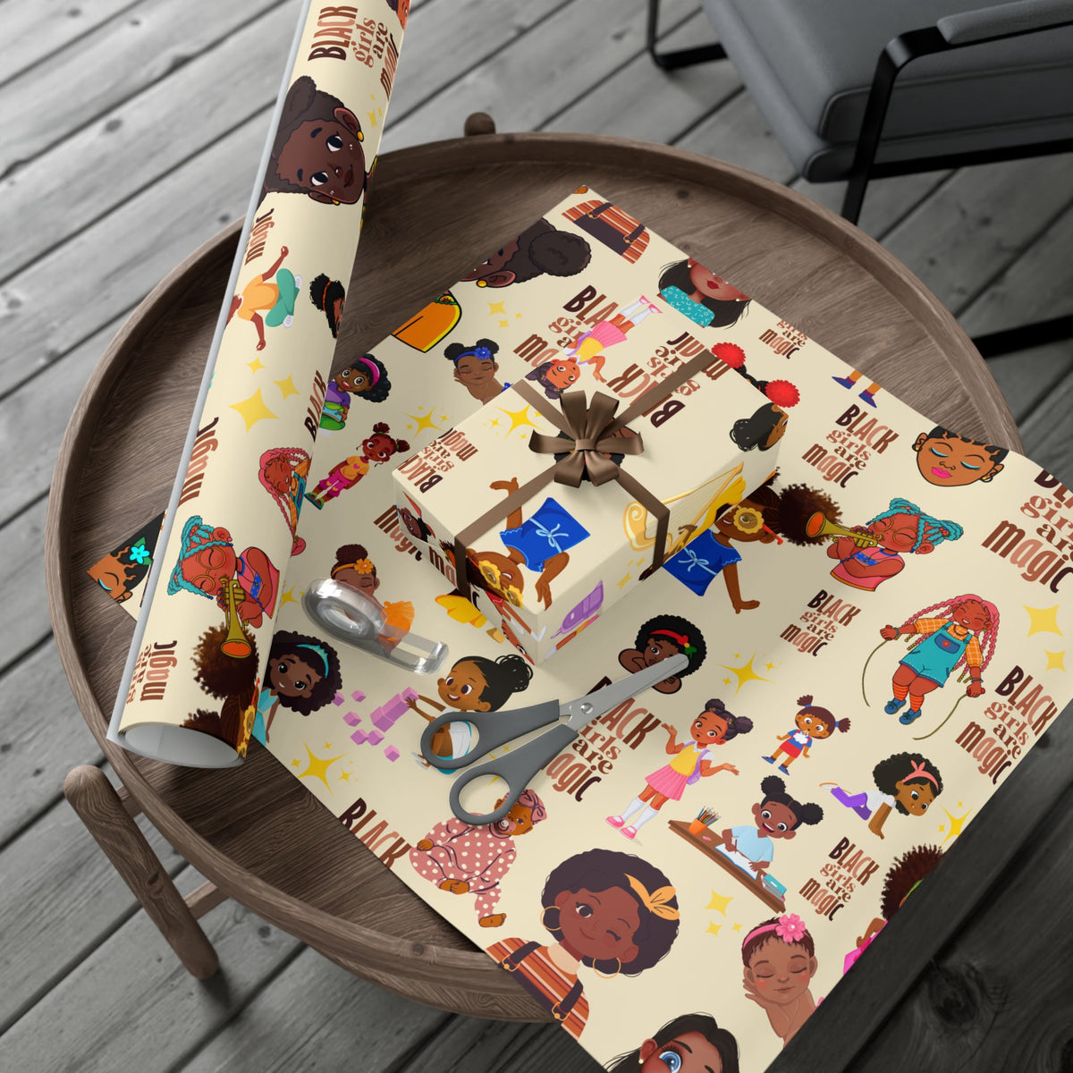 Black Girls Are Magic — Wrapping Paper