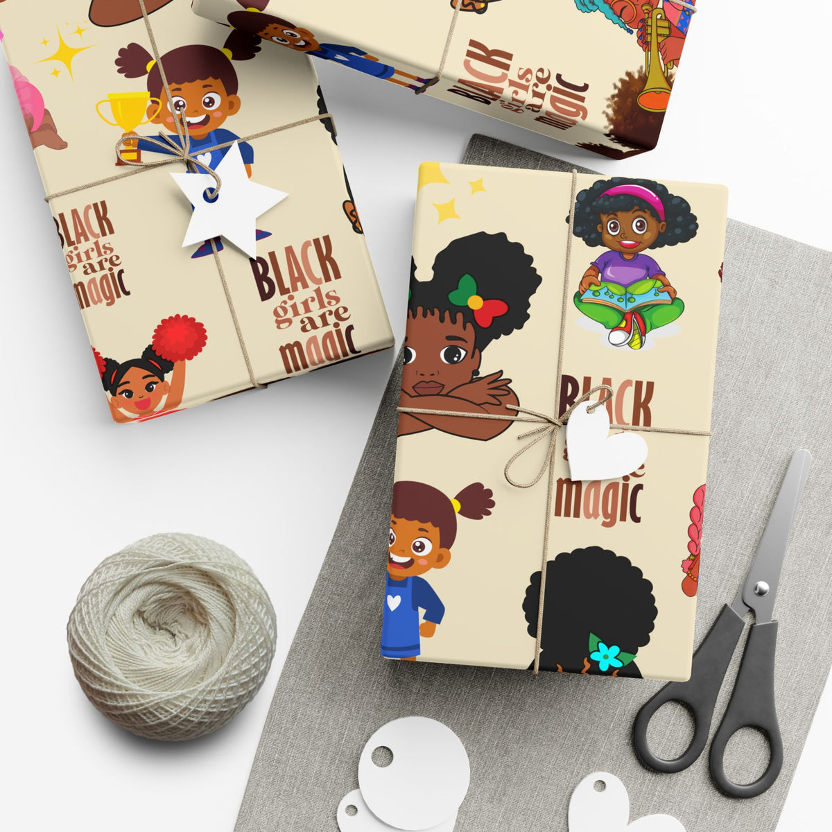 Black Girls Are Magic — Wrapping Paper