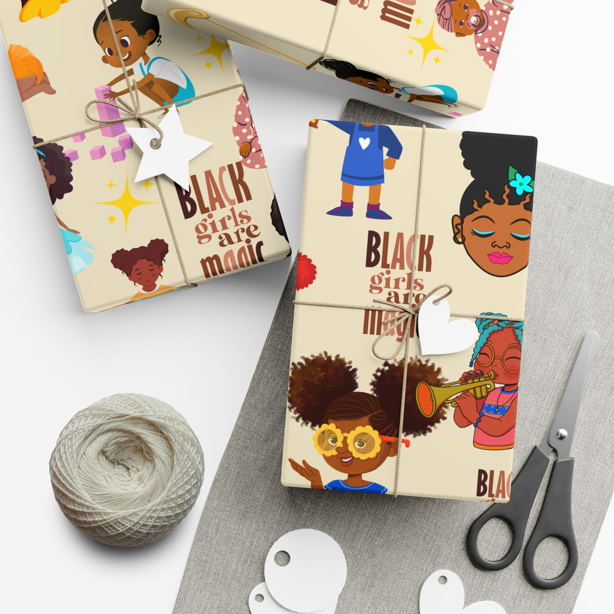 Black Girls Are Magic — Wrapping Paper