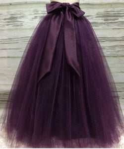 Floor Length Tulle Skirt Wedding Dress Separates Prom Skirt Quinceanera Dress Birthday Long Tulle Skirt Beautiplex