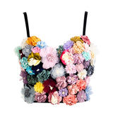 Beautiplex spring flower bra top