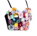 Beautiplex spring flower bra top