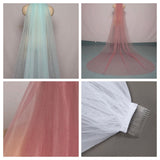 Beautiplex Custom color wedding veil