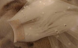 Beautiplex vintage pearl wedding veil