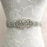 Crystal Sash Wedding Dress Belt Rhinestone Wedding Accessories Jewelry Bridal Gown Beautiplex